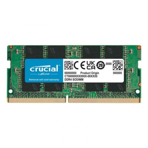 голяма снимка на Crucial RAM Basics 16 GB DDR4 3200 SO-DIMM CL22 CB16GS3200