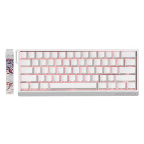 голяма снимка на Madlions Keyboard MAD 60 HE RGB 1K Magnetic Amber Pro Switches White