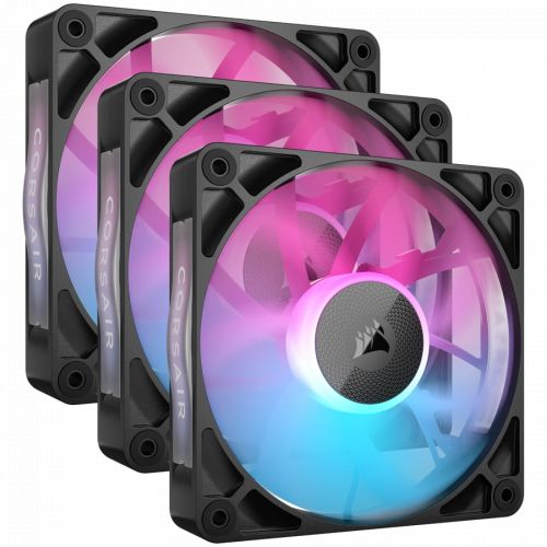голяма снимка на Corsair RX RGB Series iCUE LINK RX120 RGB 120mm RGB Fan Triple Fan Kit CO-9051018-WW