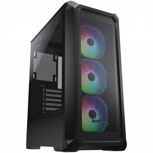 голяма снимка на COUGAR Archon 2 Mesh RGB PC Case Mid Tower Black CGR-5CC5B-MESH-RGB