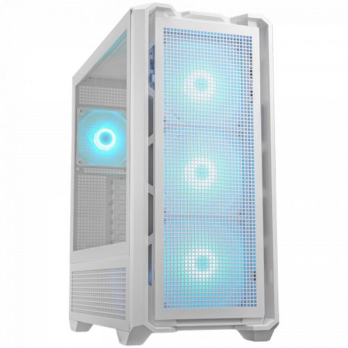 голяма снимка на COUGAR MX600 PC Case Full Tower White CGR-57C9W-RGB