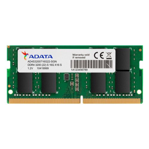 голяма снимка на 16GB DDR4 3200 ADATA SODIM