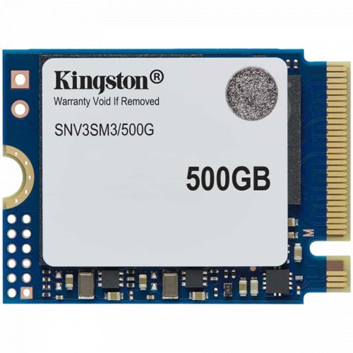 голяма снимка на Kingston 500GB NV3 SSD M.2 2230 PCIe 4.0 NVMe SNV3SM3/500G
