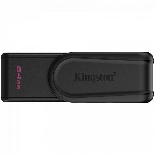 голяма снимка на Kingston 64GB Portable USB 3.2 Gen 1 DataTraveler Exodia S Black Black DTXS/64GB