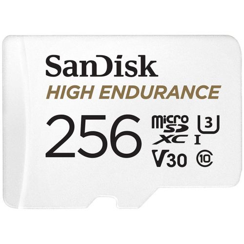 голяма снимка на SanDisk High Endurance microSDXC 256GB C10 U3 V30 SDSQQNR-256G-GN6IA