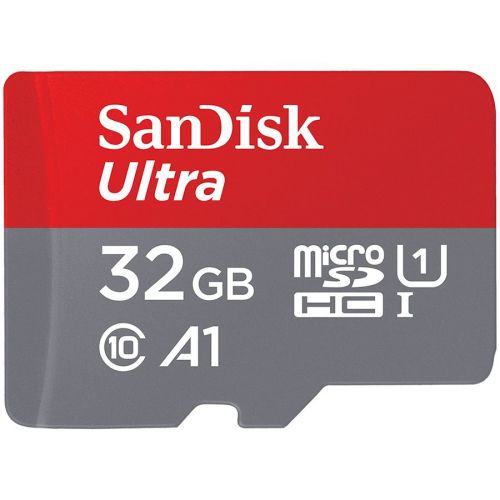 голяма снимка на SanDisk Ultra microSDHC 32GB + SD Adapter 120MB s A1 Class 10 UHS-I SDSQUA4-032G-GN6MA
