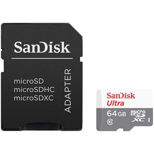 голяма снимка на SanDisk Ultra microSDXC 64GB + SD Adapter 100MB s Class 10 UHS-I SDSQUNR-064G-GN3MA