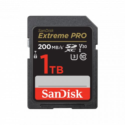 голяма снимка на SanDisk Extreme PRO 1TB SDXC Memory Card UHS-I Class 10 U3 V30 SDSDXXD-1T00-GN4IN