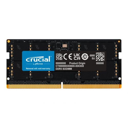 голяма снимка на Crucial RAM 32 GB DDR5 4800 SO-DIMM CL40 CT32G48C40S5T