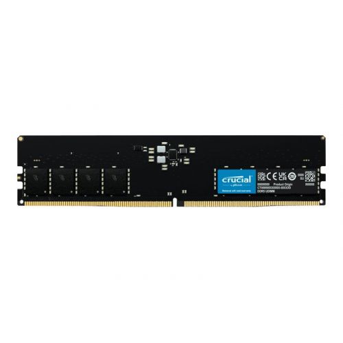голяма снимка на Crucial RAM 32 GB DDR5 5600 DIMM CL46 CT32G56C46U5