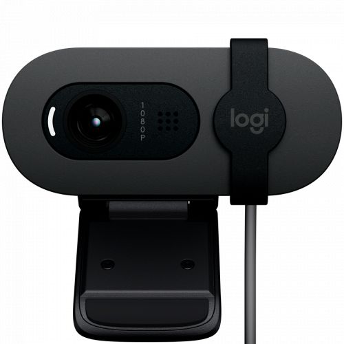 голяма снимка на LOGITECH Brio 100 Full HD Webcam GRAPHITE USB-C 960-001585