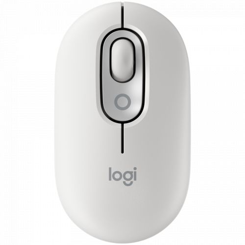 голяма снимка на LOGITECH POP Mouse with emoji OFF-WHITE BT 910-007411