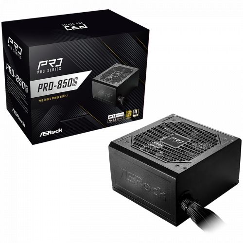 голяма снимка на Asrock PRO-850G 850W 80 Plus GOLD Non Modular
