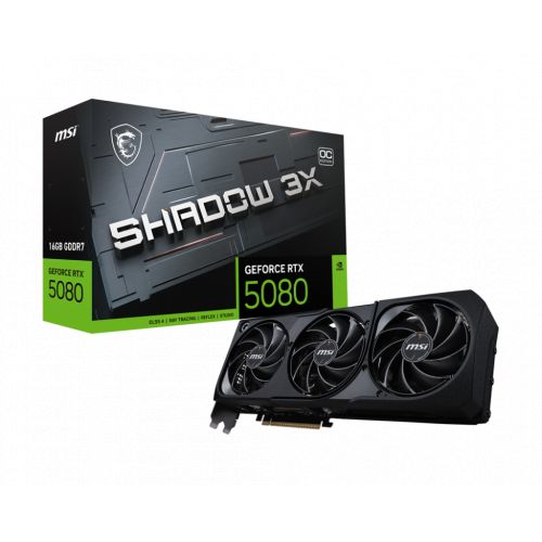 голяма снимка на MSI RTX5080 16G SHADOW 3X OC