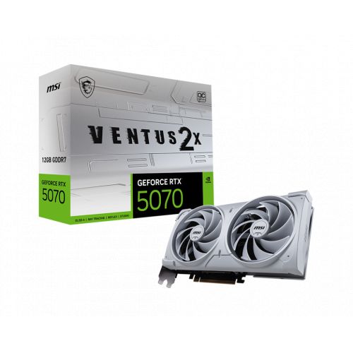 голяма снимка на MSI RTX5070 12 VENTUS 2X OC WH