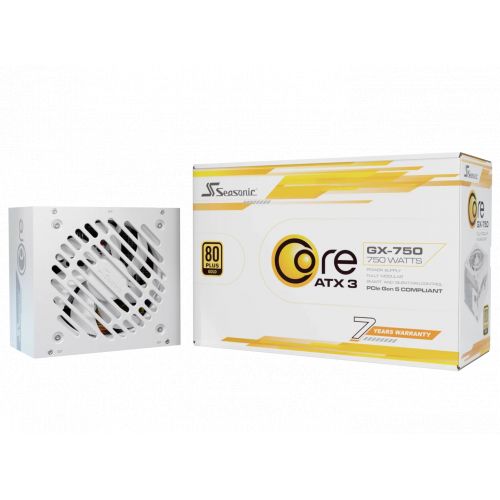 голяма снимка на PSU SEASONIC CORE GX-750 WHITE