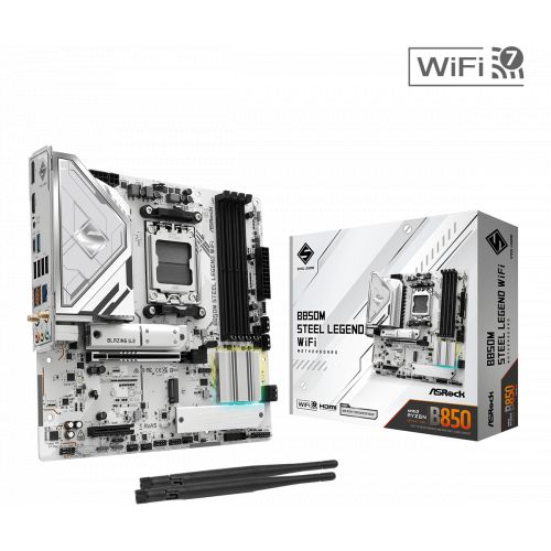голяма снимка на ASROCK B850M STEEL LEGEND WIFI
