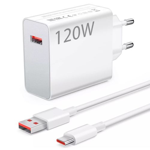 голяма снимка на Xiaomi 120W HyperCharge Combo Type-A EU