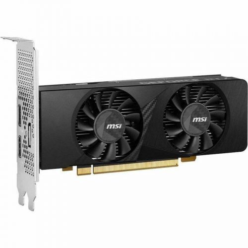 голяма снимка на MSI GeForce RTX 3050 LP E 6G OC 2x HDMI 1x DP DUAL