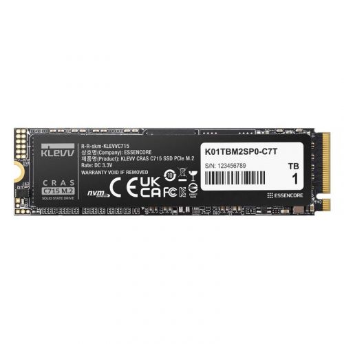 голяма снимка на KLEVV SSD C715 512 GB M.2 2280 PCIe 3.0 x4 NVMe K512GM2SP0-C7T
