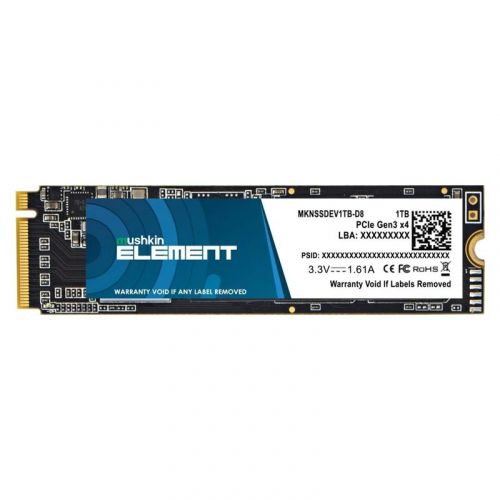 голяма снимка на Mushkin SSD Element 1 TB M.2 2280 PCIe 3.0 x4 NVMe