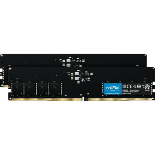голяма снимка на Crucial RAM 2x32 GB DDR5 5600 DIMM CL46