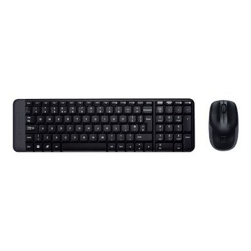 голяма снимка на Logitech Keyboard and Mouse Set MK220 US Layout Black