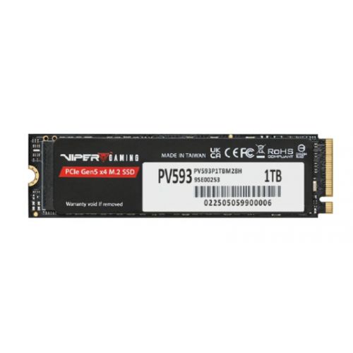 голяма снимка на Patriot Memory PV593 PCIe Gen5 x4 M.2 2280 SSD 1 TB PCI Express 5.0 NVMe 3D TLC NAND