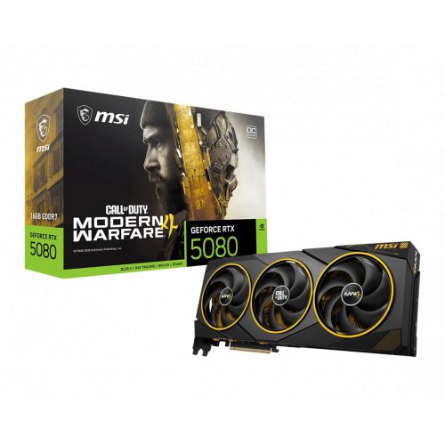 голяма снимка на MSI RTX5080 16G COD MW4 EDN OC