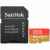 SanDisk Extreme microSDXC 128GB + SD Adapter A2 C10 V30 UHS-I U3 SDSQXAA-128G-GN6MA