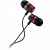 CANYON Stereo earphones with microphone 1.2M red CNE-CEP3R