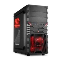 SHARKOON VG4-W ATX MIDI TOWER RED