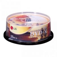 25PCS LG DVD-R/8X/CAKE BOX