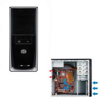 CM ELITE310 SILV/BLACK /NO PSU