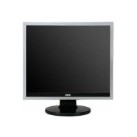 19 AOC 919VZ 2ms Speakers VGA DVID Silver Black