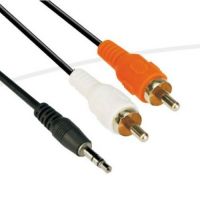 VCom 3.5mm Stereo M/2x RCA M CV212-3m