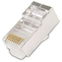 VCom UTP connectors Cat6 STP/Shielded/RJ45 20pcs pack NM026-20pcs