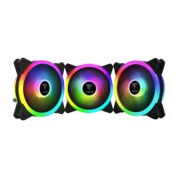 Gamdias Fan Pack 3x120mm addressable RGB 5V 3 pin AEOLUS M2-1203 LITE