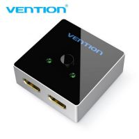 Vention HDMI 2.0 Switcher Splitter 2-Port Bi-Direction Grey Aluminium AFLH0