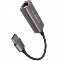 AXAGON ADE-TR Type-A USB3.2 Gen 1 Gigabit Ethernet 10 100 1000 Adapter metal titan grey ADE-TR