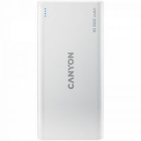 CANYON PB-108 Power bank 10000mAh Li-poly battery White CNE-CPB1008W