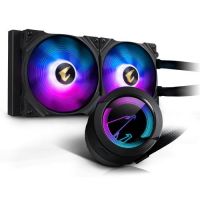 GIGABYTE AORUS WATERFORCE 280 LIQUID CPU COOLER ARGB display