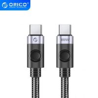 Orico Cable USB C-to-C PD 100W Charging 1.0m Black C2CZ-BK-10