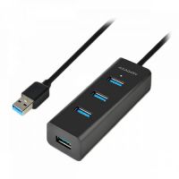 AXAGON HUE-S2BL 4x USB3.0 Charging Hub HUE-S2BL