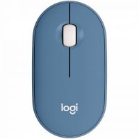 Logitech Pebble M350 Wireless Mouse BLUEBERRY 910-006753
