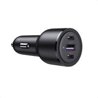 Ugreen Fast Charger Car 2 x Type-C 1 x USB-A QC3.0 Power Distribution 69W CD239 20467