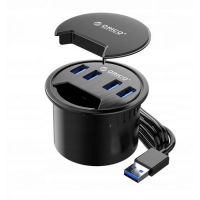 Orico Desktop grommet USB 3.0 HUB 4 port DESK-4U-BK-BP