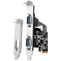 PCI-Express card with two 250 kbps serial ports. ASIX AX99100 PCEA-S2N