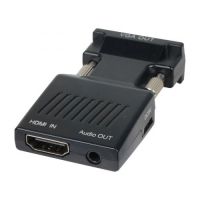 VCom Adapter HDMI F  VGA M with Audio CA336A