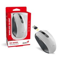 Genius Wireless Silent Mouse NX-8008S White+Gray Silent